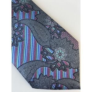 ERMENEGILDO ZEGNA Quindici Silk Tie‎ ITALY Paisley #128 New With Tag NWT